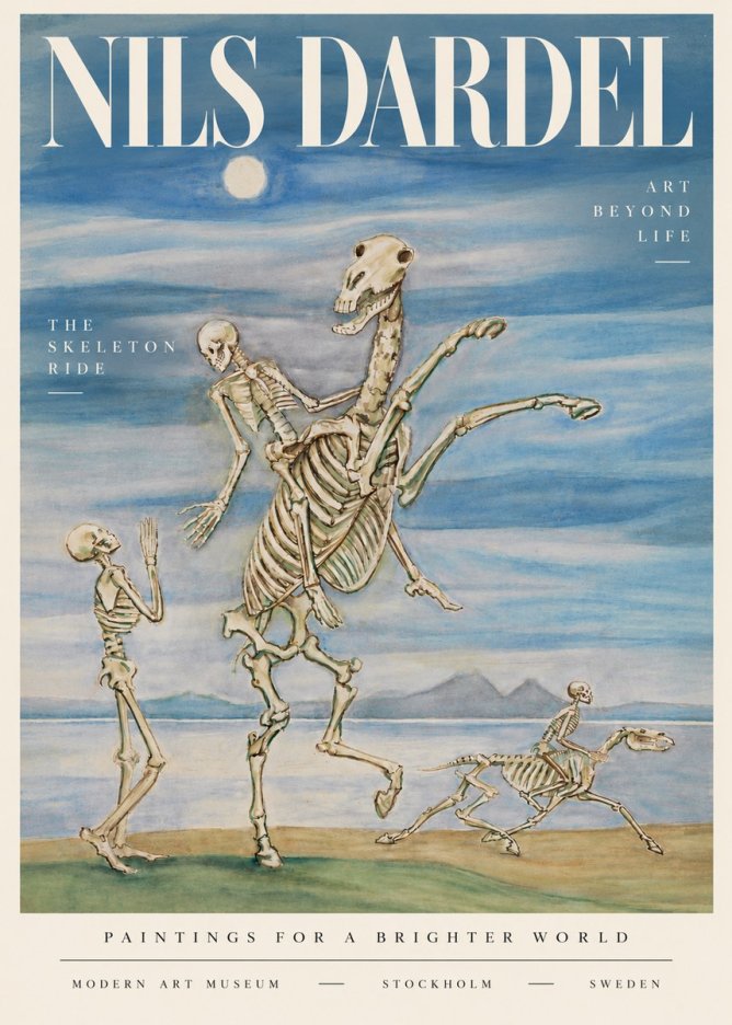 Nils Dardel The Dancer No5 - Póster