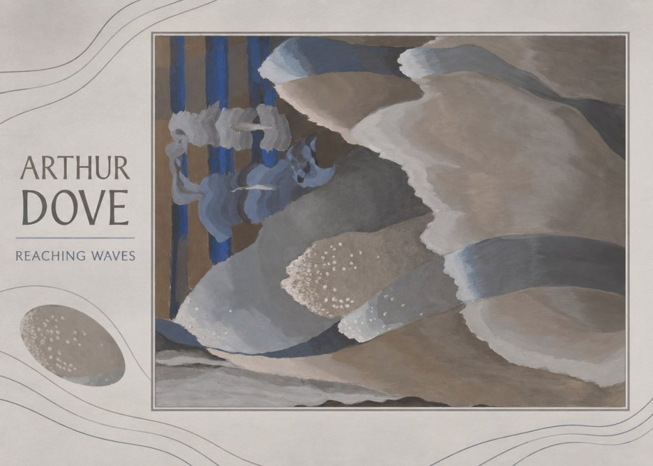 Arthur Dove Reaching Waves No3 - Póster