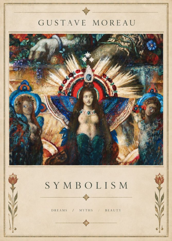 Gustave Moreau L'apparition I No6 - Póster