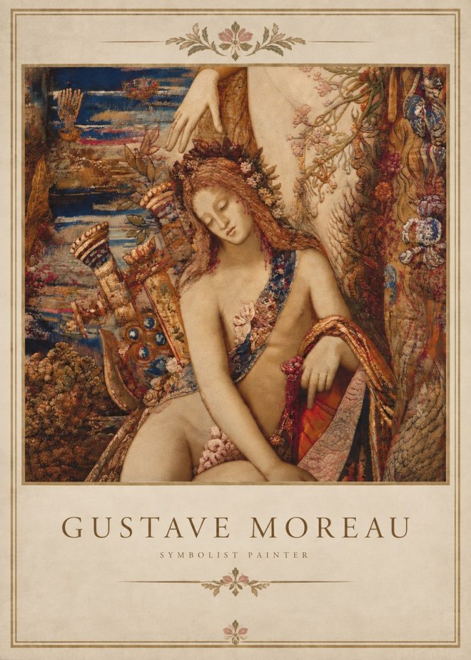 Gustave Moreau Jupiter and Semele II No5 - Póster