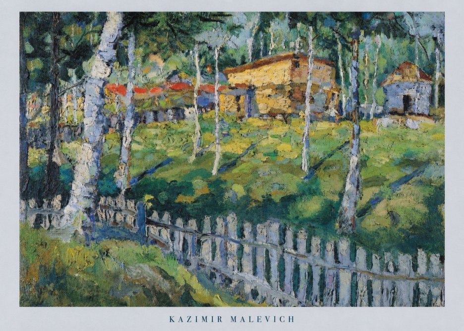 Kazimir Malevich Birch Grove No5 - Póster