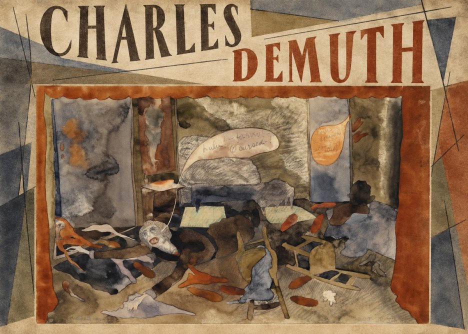 Charles Demuth The Death of Countess Geschwitz No4 - Póster