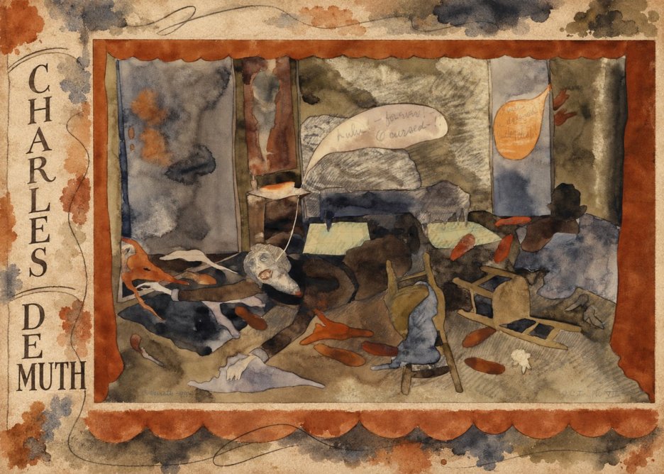 Charles Demuth The Death of Countess Geschwitz No5 - Póster