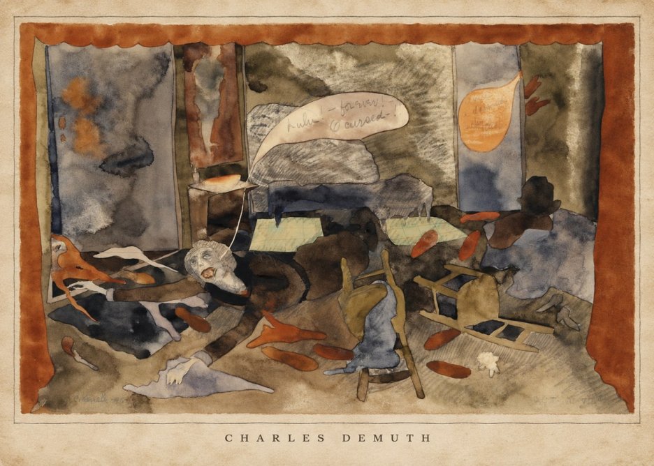 Charles Demuth The Death of Countess Geschwitz No6 - Póster