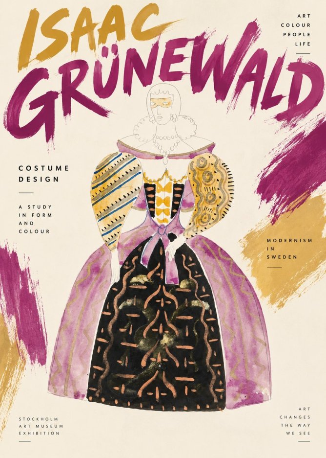 Isaac Grünewald Costume Design V No2 - Póster