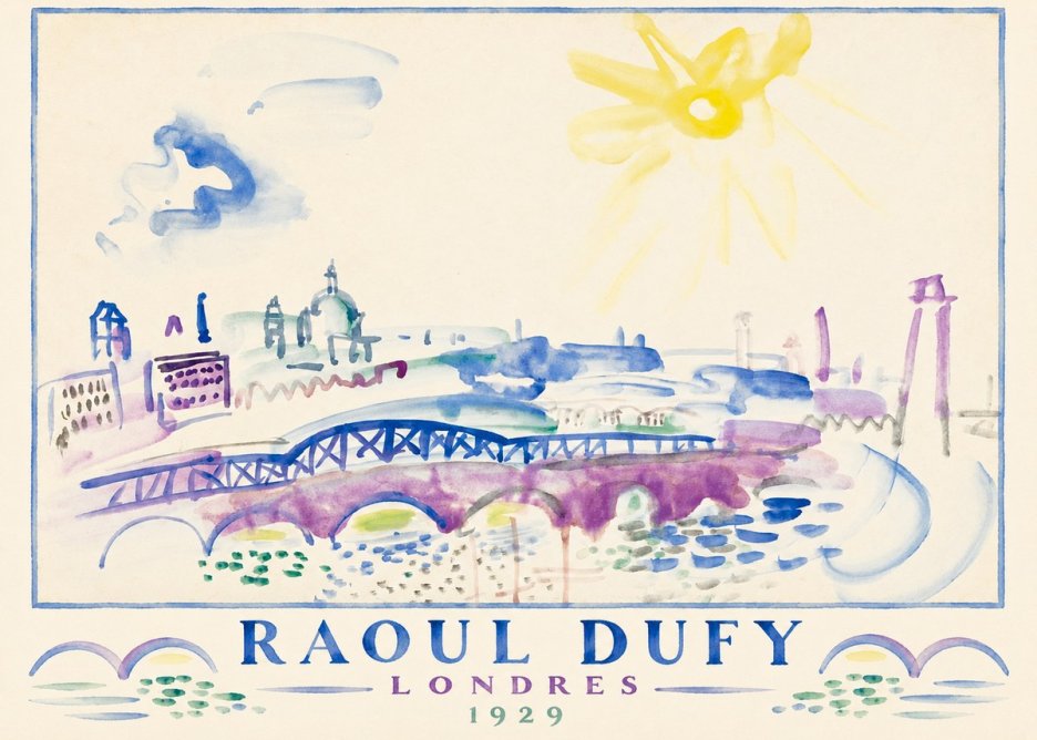 Raoul Dufy Londres - 1929 No3 - Póster