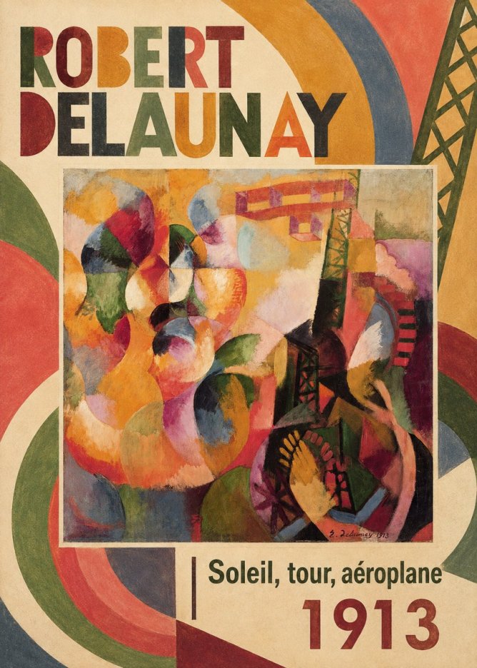 Robert Delaunay Soleil, Tour, Aéroplane No2 - Póster
