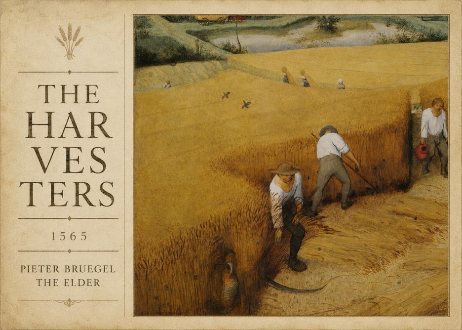 Pieter Bruegel The Harvesters IV No2 - Póster