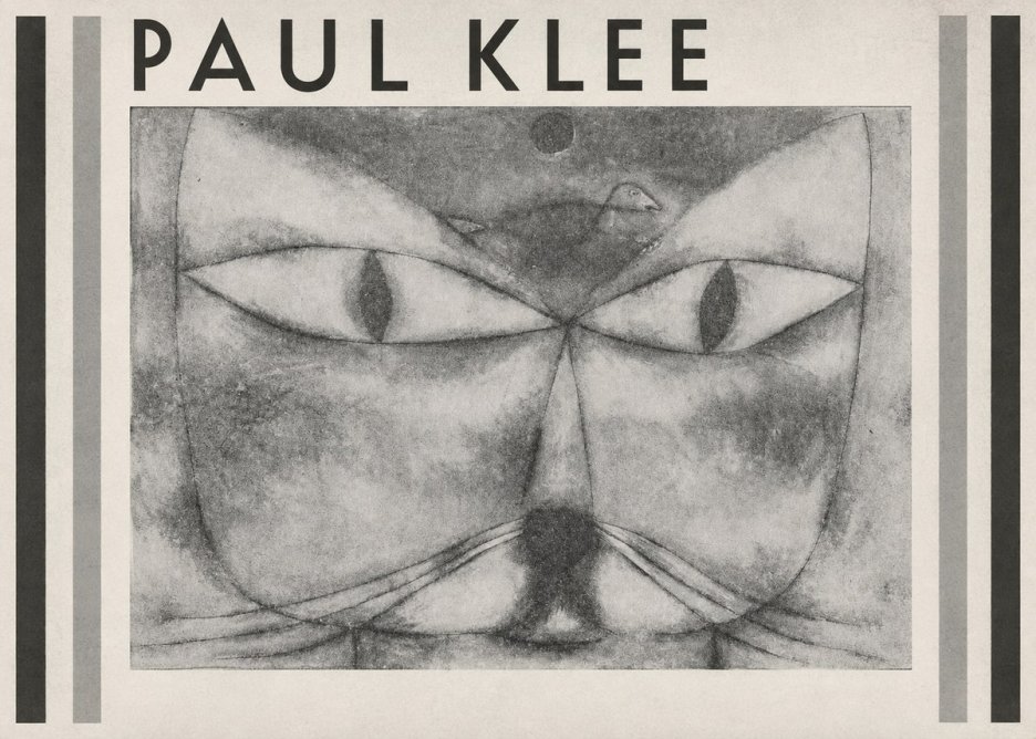 Paul Klee Cat and Bird No1 - Póster