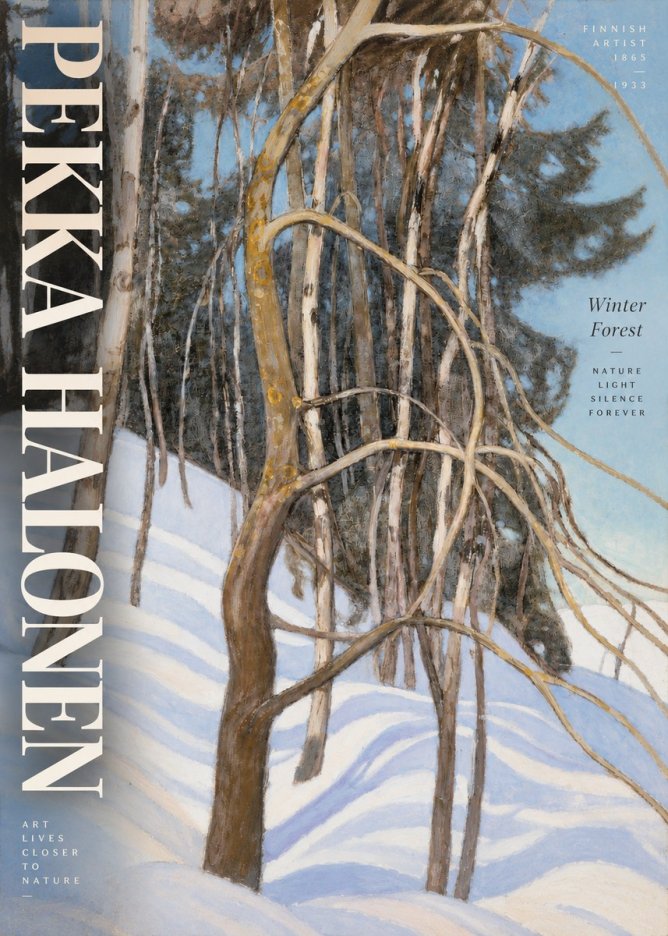 Pekka Halonen Winter Forest III No2 - Póster