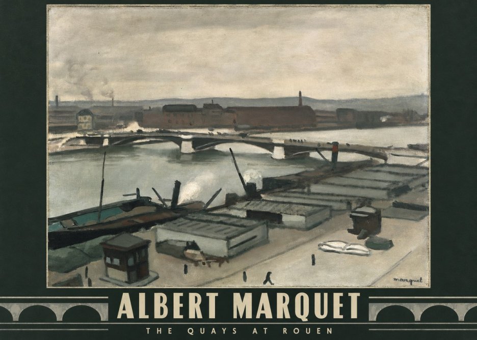 Albert Marquet The Quays at Rouen No4 - Póster