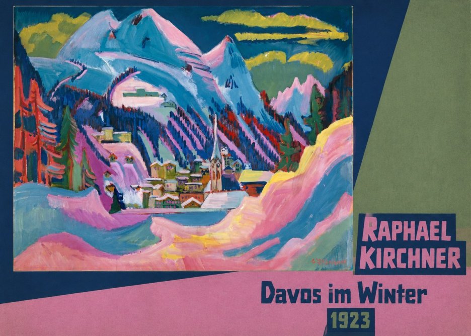 Raphael Kirchner Davos Im Winter No3 - Póster