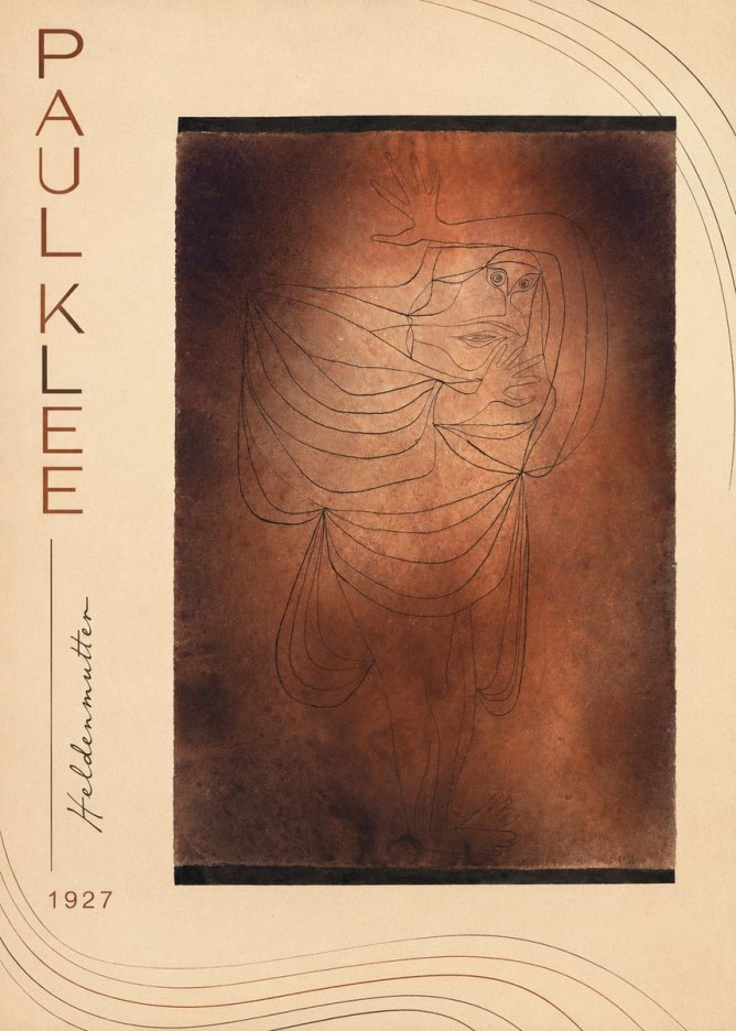 Paul Klee Heldenmutter No2 - Póster