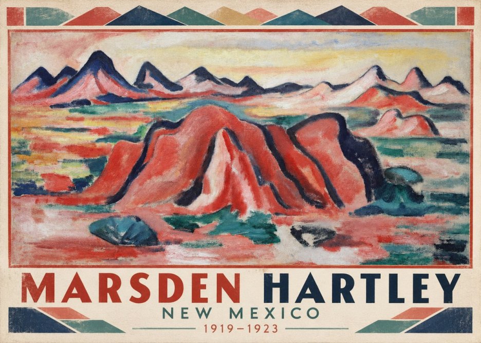 Marsden Hartley New Mexico No1 - Póster