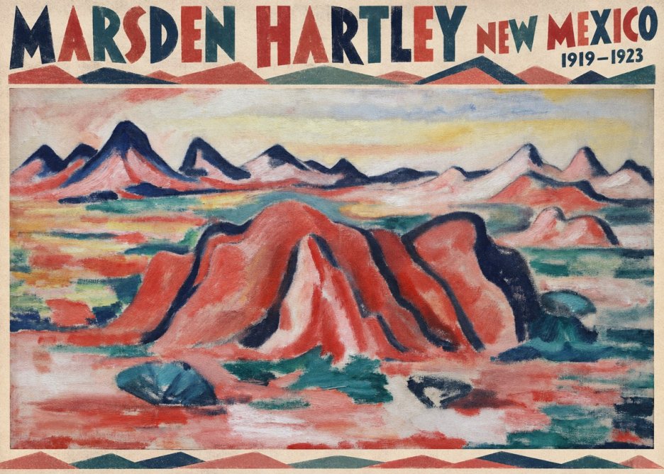 Marsden Hartley New Mexico No4 - Póster