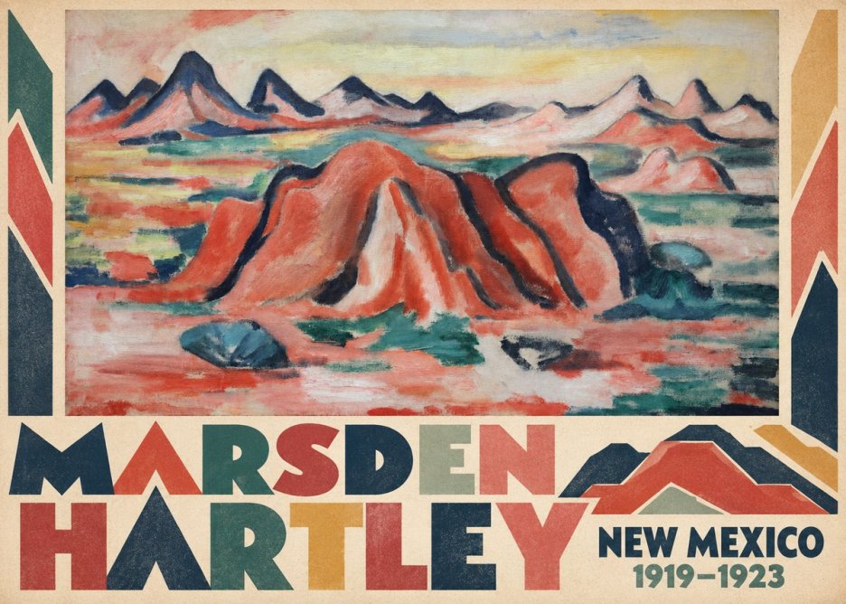 Marsden Hartley New Mexico No5 - Póster