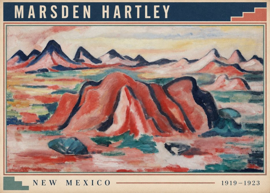 Marsden Hartley New Mexico No6 - Póster