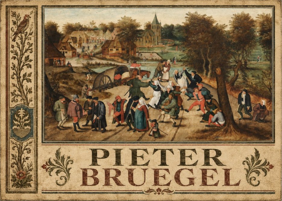 Pieter Bruegel The Peasant Dance I No6 - Póster