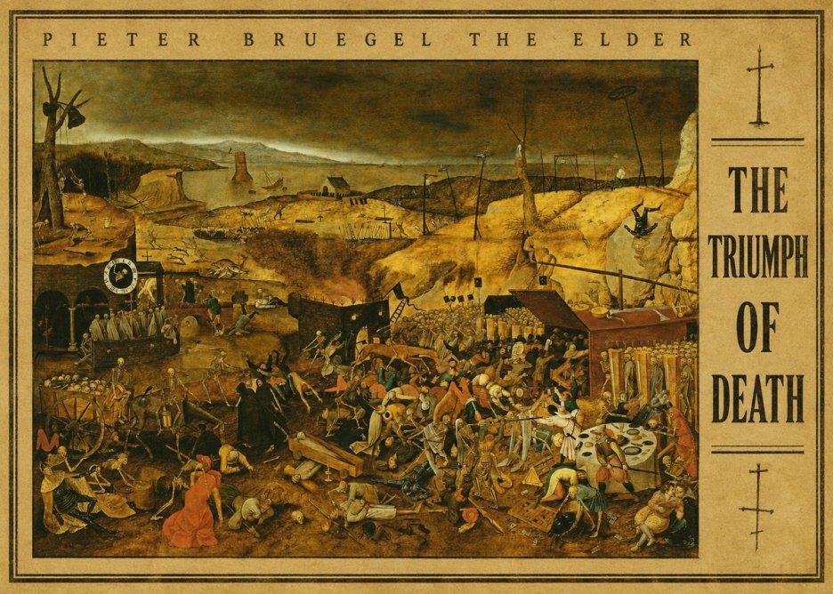 Pieter Bruegel The Triumph of Death I No4 - Póster