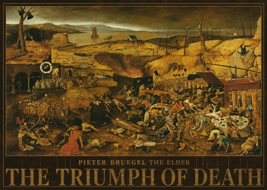 Pieter Bruegel The Triumph of Death I No5 - Póster