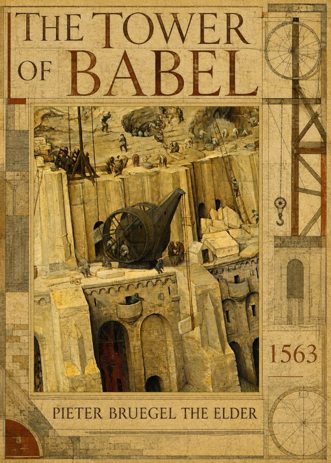 Pieter Bruegel The Tower of Babel VII No6 - Póster
