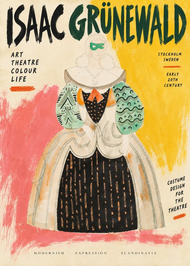 Isaac Grünewald Costume for the Theatre No6 - Póster