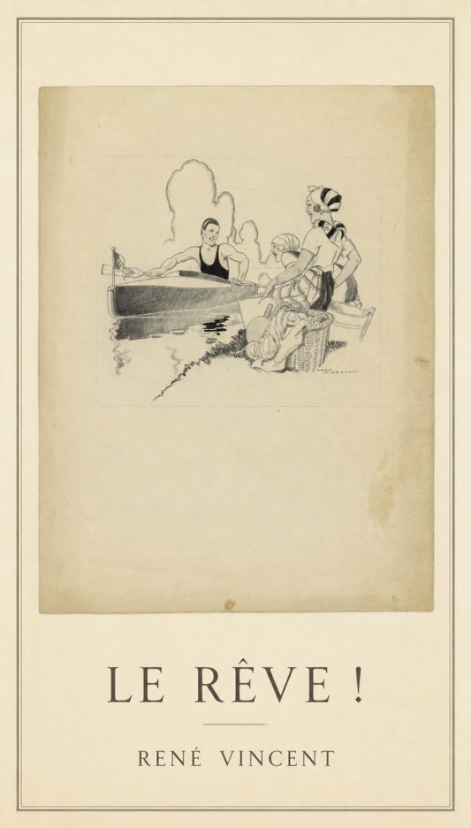 René Vincent Le Rêve ! No1 - Póster