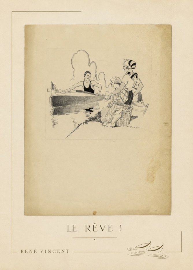 René Vincent Le Rêve ! No6 - Póster