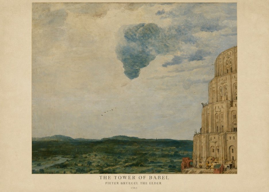 Pieter Bruegel The Tower of Babel VIII No6 - Póster