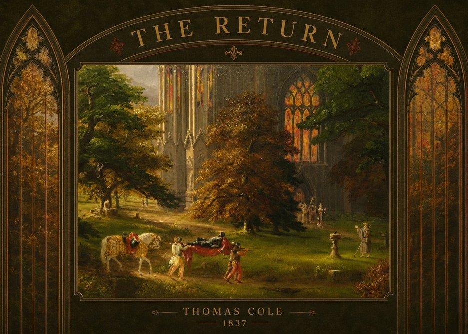 Thomas Cole The Return II No6 - Póster