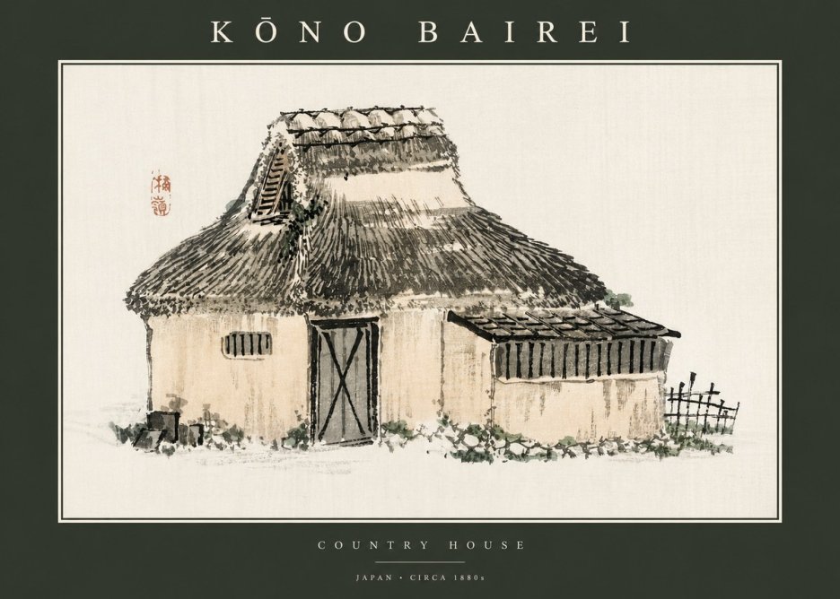 Kōno Bairei Country House No2 - Póster