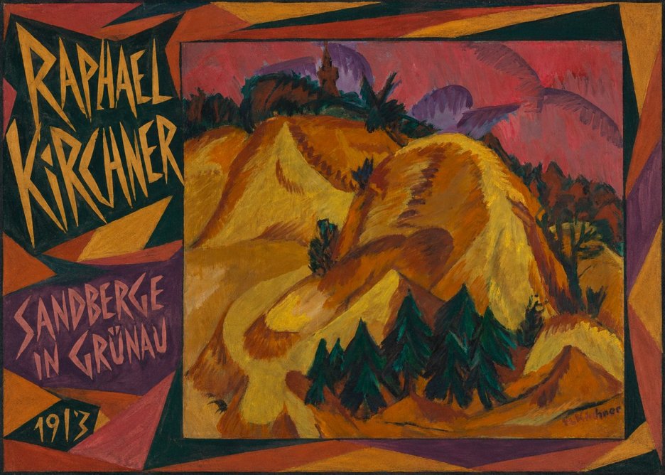 Raphael Kirchner Sandberge in Grünau No1 - Póster