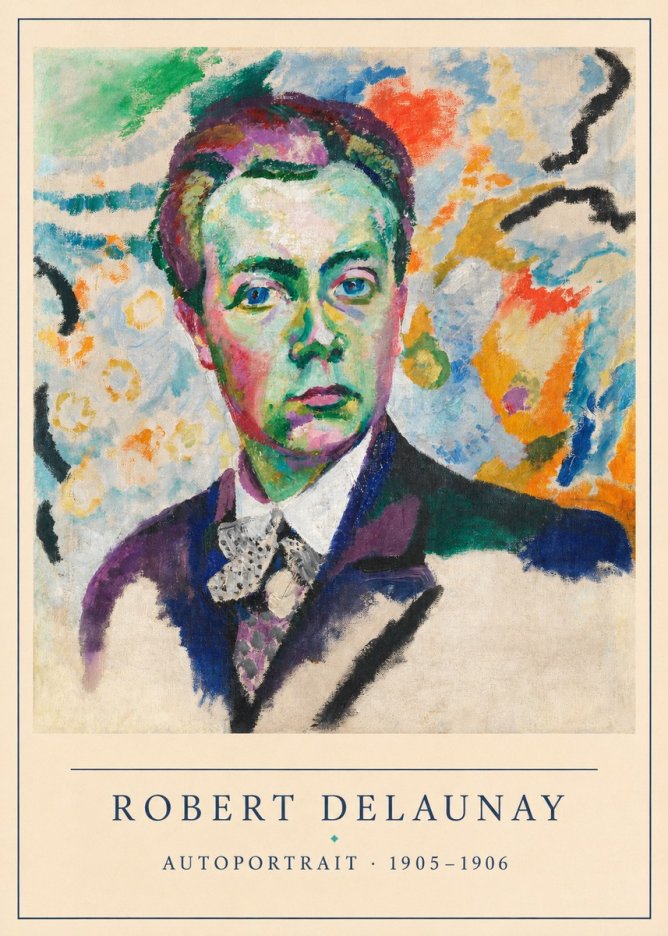 Robert Delaunay Autoportrait No6 - Póster