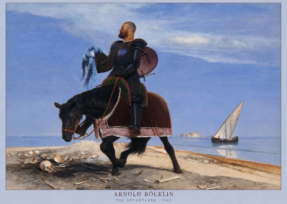 Arnold Böcklin The Adventurer No2 - Póster