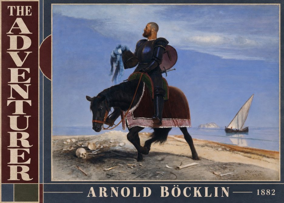 Arnold Böcklin The Adventurer No5 - Póster
