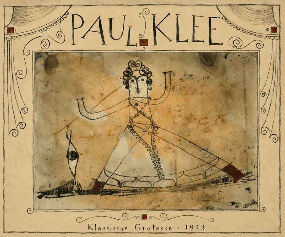 Paul Klee Klassische Groteske No6 - Póster