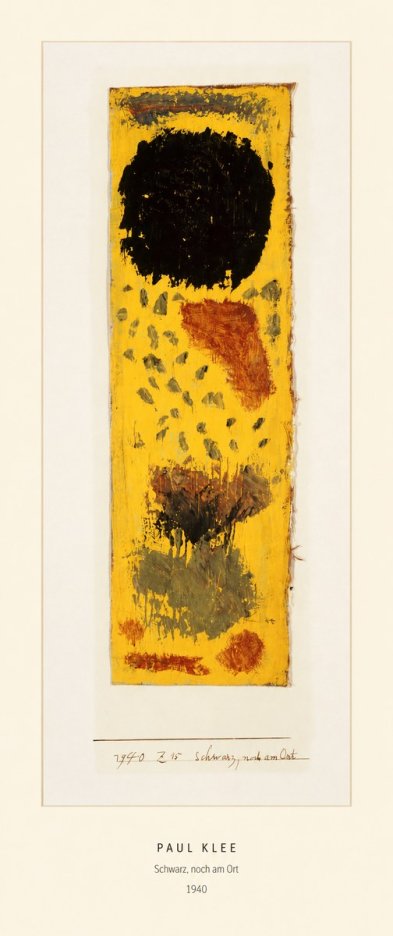 Paul Klee Schwarz, Noch Am Ort No5 - Póster