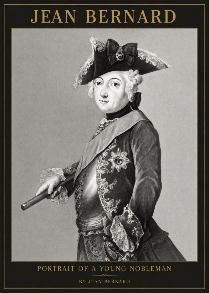 Jean Bernard Portrait of a Young Nobleman No1 - Póster