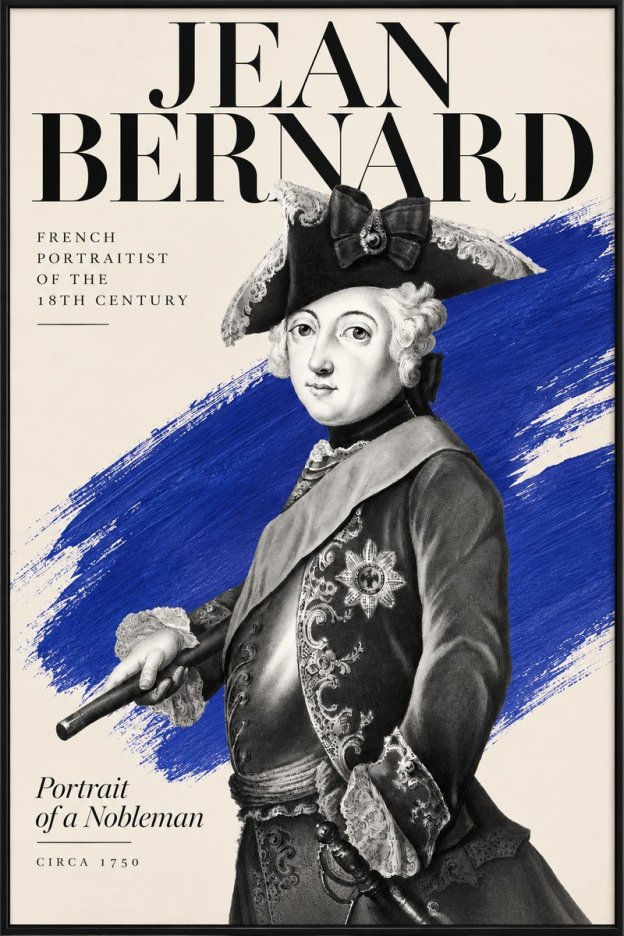 Jean Bernard Portrait of a Young Nobleman No6 - Póster