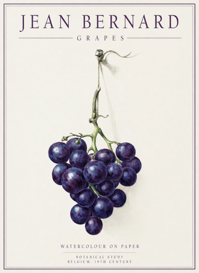 Jean Bernard Grapes No1 - Póster
