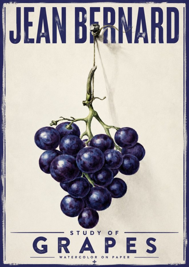 Jean Bernard Grapes No4 - Póster