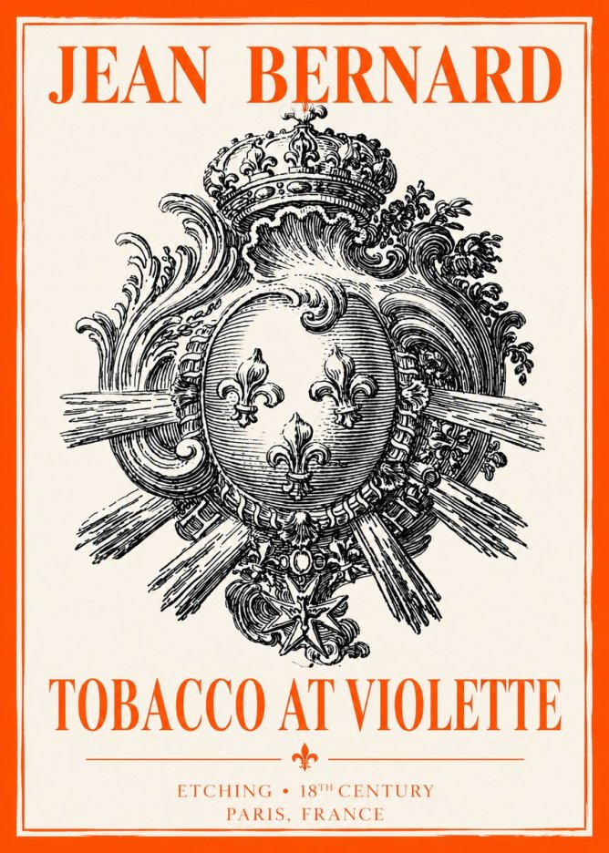 Jean Bernard Tobacco at Violette No2 - Póster