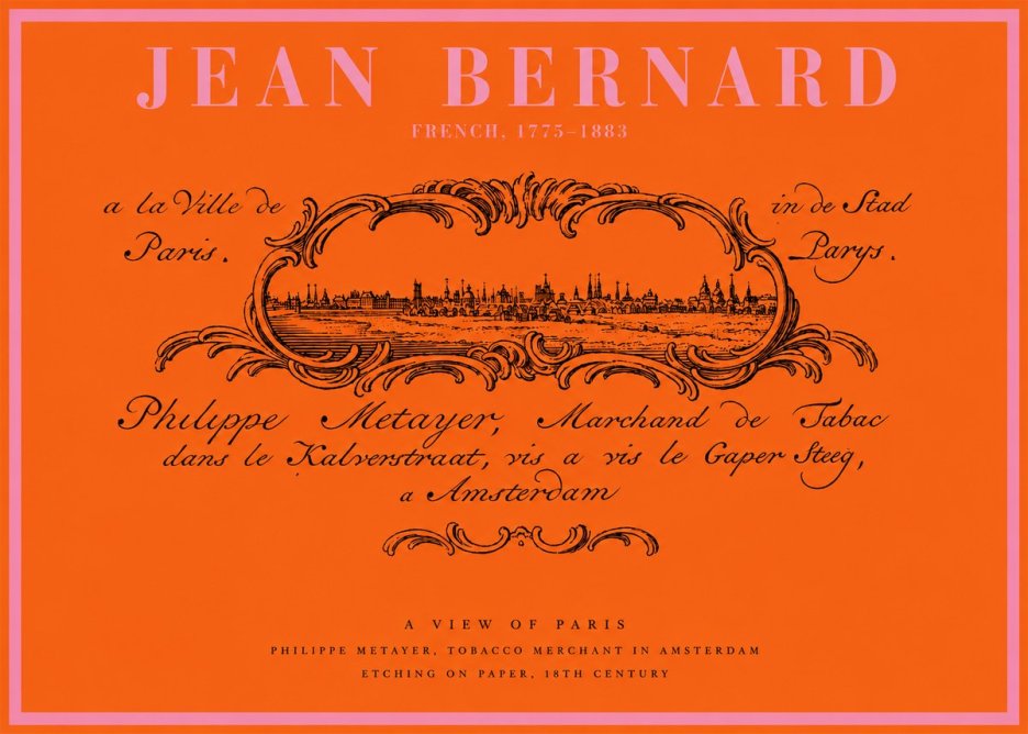 Jean Bernard A View of Paris No2 - Póster