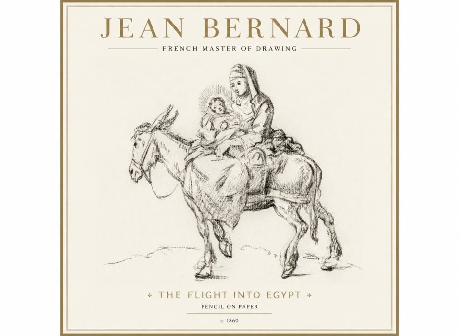 Jean Bernard The Flight into Egypt No1 - Póster