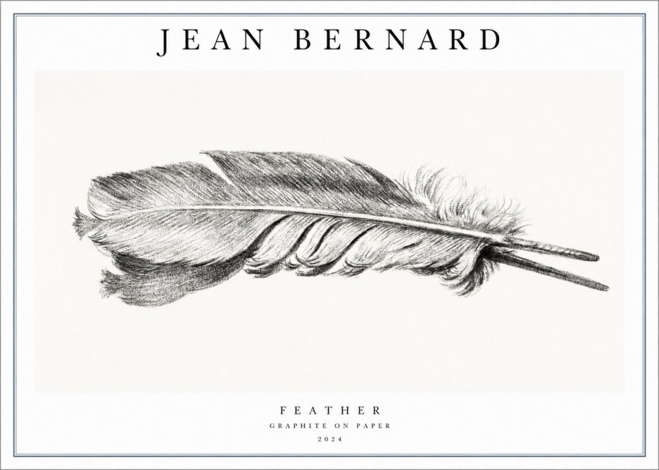Jean Bernard Feather No1 - Póster