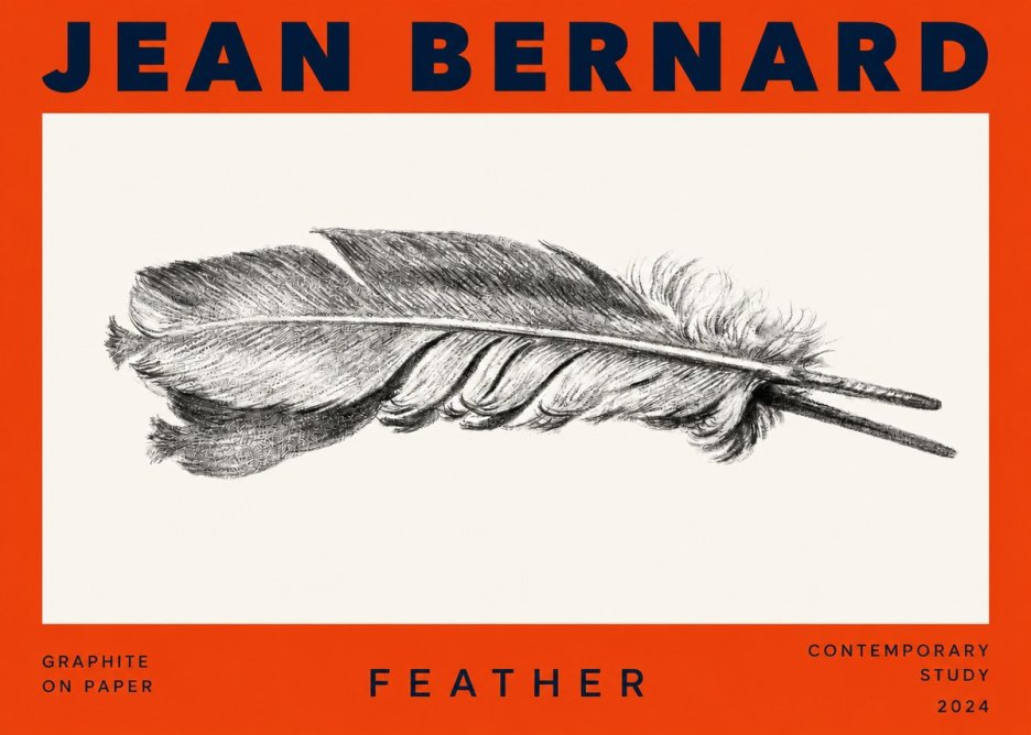 Jean Bernard Feather No2 - Póster