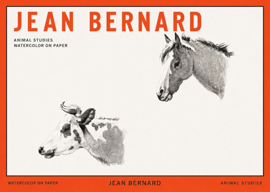 Jean Bernard Animal Studies No3 - Póster