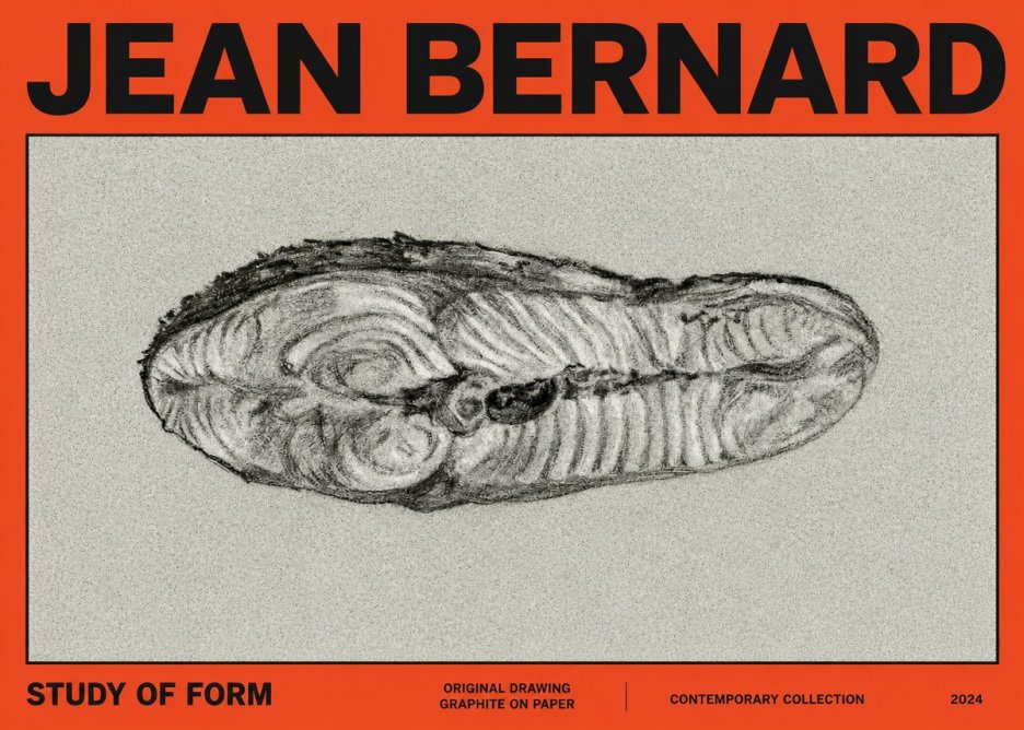 Jean Bernard Study of Form I No2 - Póster