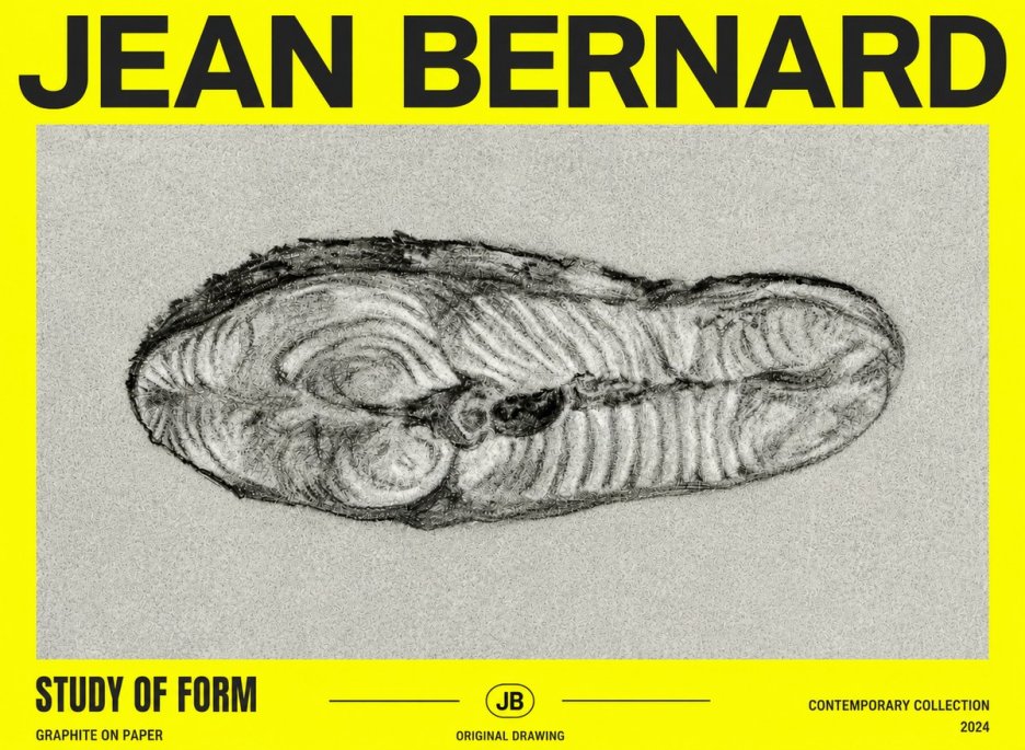 Jean Bernard Study of Form I No4 - Póster