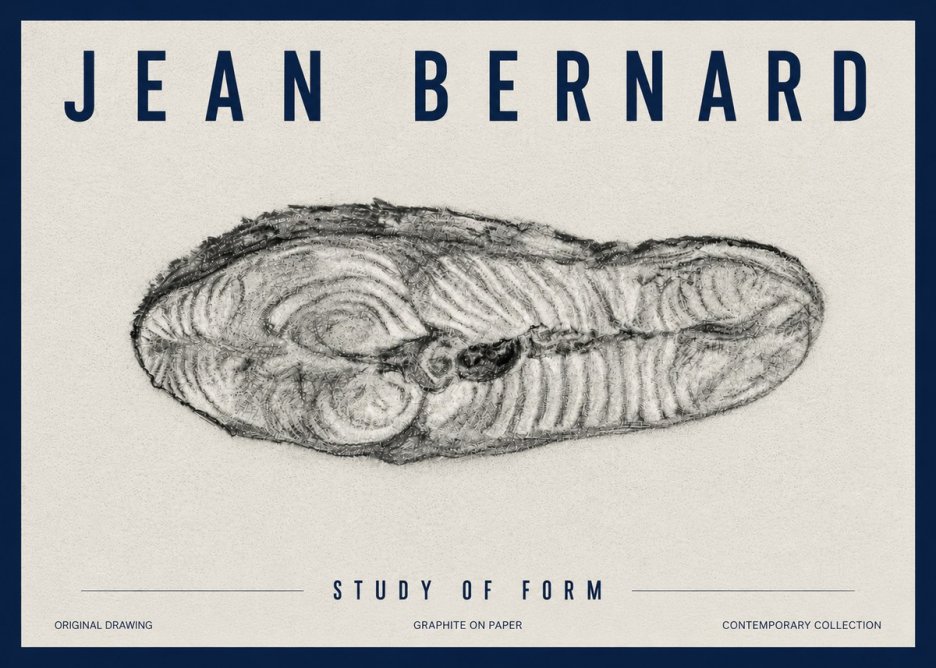 Jean Bernard Study of Form I No5 - Póster